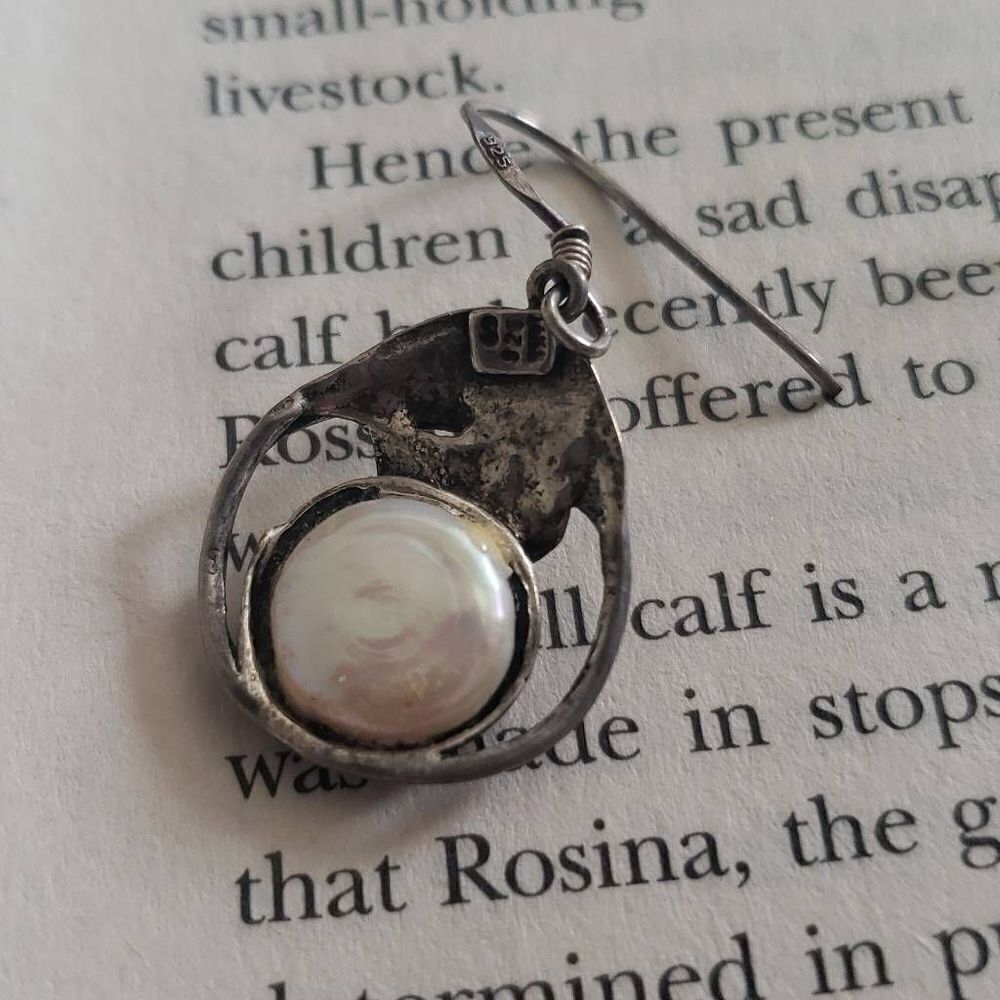 Silverleaves With Pearlearrings - image 2